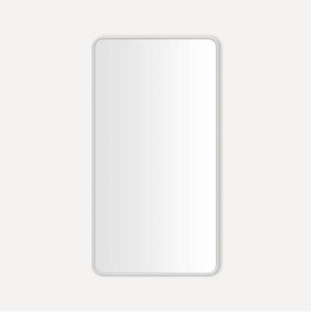 MIRROR, ROUND CORNER METAL 2444, POL SS