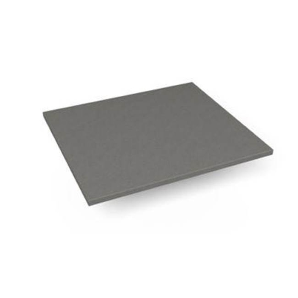 Engineered Stone Vanity Top, 25'' x 22'' x 3/4'', Dry Top, Stone Gra