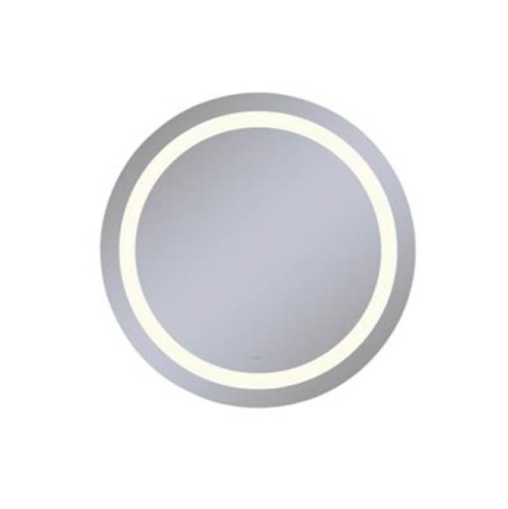 Vitality Lighted Mirror, 30'' Circle, Inset Light Pattern, 2700K Temperature (Warm Light