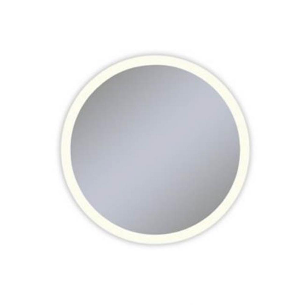 Vitality Lighted Mirror, 30'' Circle, Perimeter Light Pattern, 3000K Temperature (Warm L