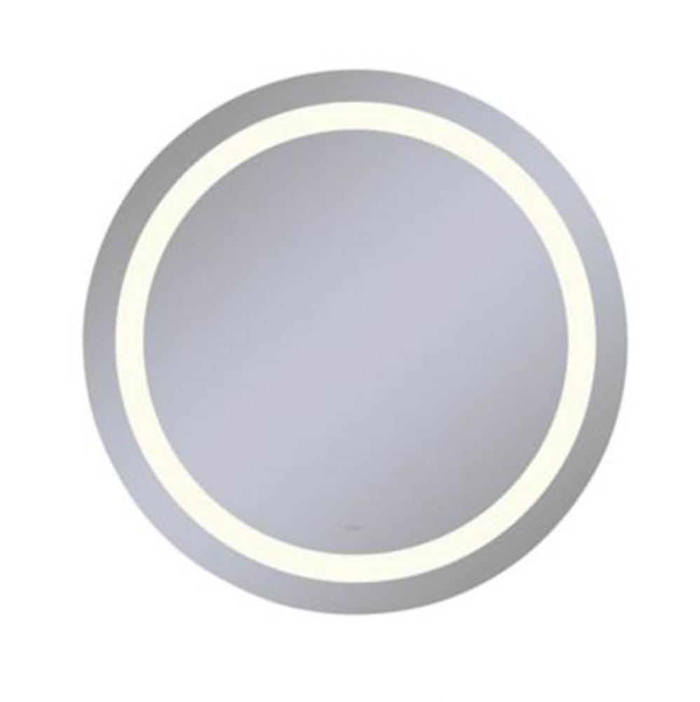 Vitality Lighted Mirror, 40'' Circle, Inset Light Pattern, 2700K Temperature (Warm Light