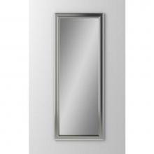 Robern DC1640D4BMGRE70 - Bryn Mawr 15-1/4'' x 39-3/8'' x 4'' Framed Cabinet, Satin Nickel, Ri