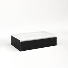 Robern VM30H1D18F28N - Cartesian Vanity, 30'' x 7-1/2'' x 18'', Matte Black, Full Drawer, N