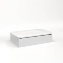 Robern VM30H1D18P19N - Cartesian Vanity, 30'' x 7-1/2'' x 18'', Satin White, Plumbing Drawe