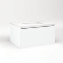 Robern VM30H2D21P26N - Cartesian Vanity, 30'' x 15'' x 21'', Matte White, Plumbing Drawer,