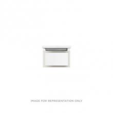 Robern VP12H1D18F21N77 - Profiles Framed Vanity, 12'' x 7-1/2'' x 18'', White, Polished Nicke
