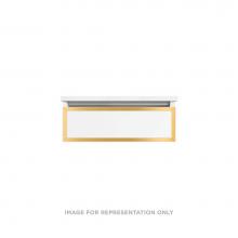 Robern VP24H1D18T12S82 - Profiles Framed Vanity, 24'' x 7-1/2'' x 18'', Satin Bronze, Matte G