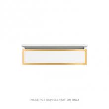 Robern VP30H1D21R21S82 - PROFILES, 30X7.5X21, FIX, SEL, WHT, M GLD