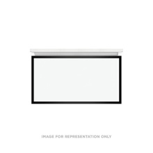 Robern VP30H2D21F27N83 - Profiles Framed Vanity, 30'' x 15'' x 21'', Matte Gray, Matte Black