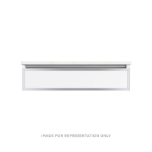 Robern VP36H1D18T28S76 - Profiles Framed Vanity, 36'' x 7-1/2'' x 18'', Matte Black, Chrome F