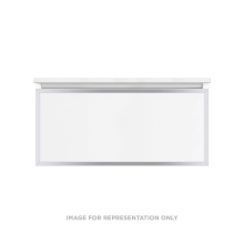 Robern VP36H2D18P11N76 - Profiles Framed Vanity, 36'' x 15'' x 18'', Tinted Gray Mirror, Chro