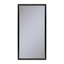 Robern PC1630D6TLE83 - Profiles Framed Cabinet, 16'' x 30'' x 6'', Matte Black, Electrical