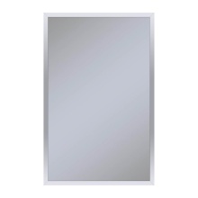 Robern PC2030D4TRE76 - Profiles Framed Cabinet, 20'' x 30'' x 4'', Chrome, Electrical Outle