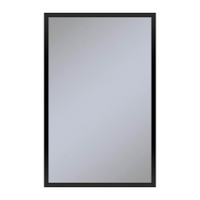 Robern PC2030D6TRE83 - Profiles Framed Cabinet, 20'' x 30'' x 6'', Matte Black, Electrical