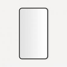 Robern CM2034RC83 - MIRROR, ROUND CORNER METAL 2034, MAT BLK