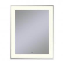 Robern YM2531RPSMD377 - Sculpt Lighted Mirror, 25'' x 31'' x 2-1/4'', Slim Museum Frame, Pol
