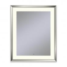 Robern YM2733RPCMD377 - Sculpt Lighted Mirror, 27'' x 33'' x 2-5/16'', Chamfer Museum Frame,