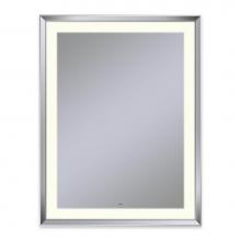Robern YM3343RPCMD3K76 - Sculpt Lighted Mirror, 33'' x 43'' x 2-5/16'', Chamfer Museum Frame,