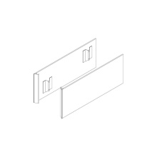 Robern VM2SKH1D21-27 - Cartesian and Profiles Side Kit, 7-1/2'' H x 21'' D, Pair Side Kits, Matte Gra