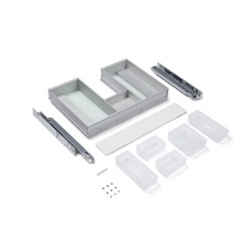 Robern VADRAWER24P - Slim Drawer Insert, 22-3/16'' x 3-3/4'' x 15-3/8'', Plumbing Drawer,