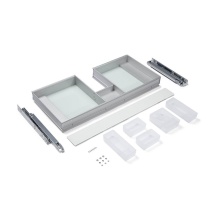 Robern VADRAWER36P - Slim Drawer Insert, 34-3/16'' x 3-3/4'' x 15-3/8'', Plumbing Drawer,