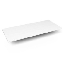 Robern TE43G92 - Engineered Stone Vanity Top, 43'' x 19'' x 3/4'', Dry Top, Quartz Wh