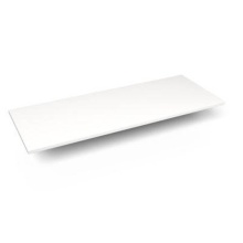 Robern TE49G93 - Engineered Stone Vanity Top, 49'' x 19'' x 3/4'', Dry Top, White Zeu