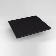 Robern TF25G90 - Engineered Stone Vanity Top, 25'' x 22'' x 3/4'', Dry Top, Lava Blac