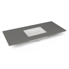 Robern TF49UCO91-8 - Engineered Stone Vanity Top, 49'' x 22'' x 3/4'', Center Undercounte