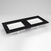 Robern TF49UDO90-8D1 - Engineered Stone Vanity Top, 49'' x 22'' x 3/4'', Double Undercounte