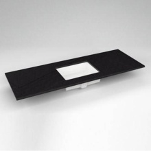 Robern TF61UCO90-1 - Engineered Stone Vanity Top, 61'' x 22'' x 3/4'', Center Undercounte
