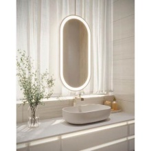 Robern YM2040SPPFN3H84 - HANGING MIRROR, PILL, PERIMETER, POL SS