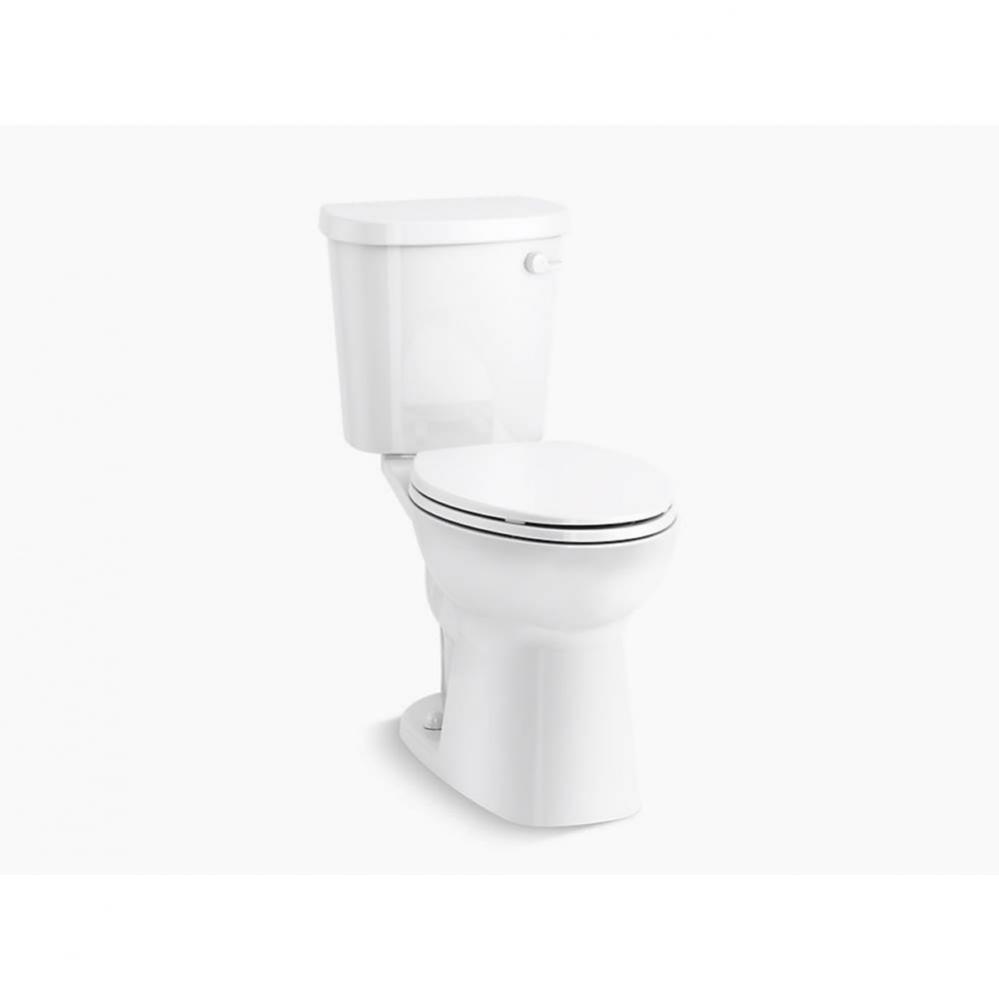 Valton™ Comfort Height® Two-piece elongated 1.28 gpf chair height toilet with right-hand tr