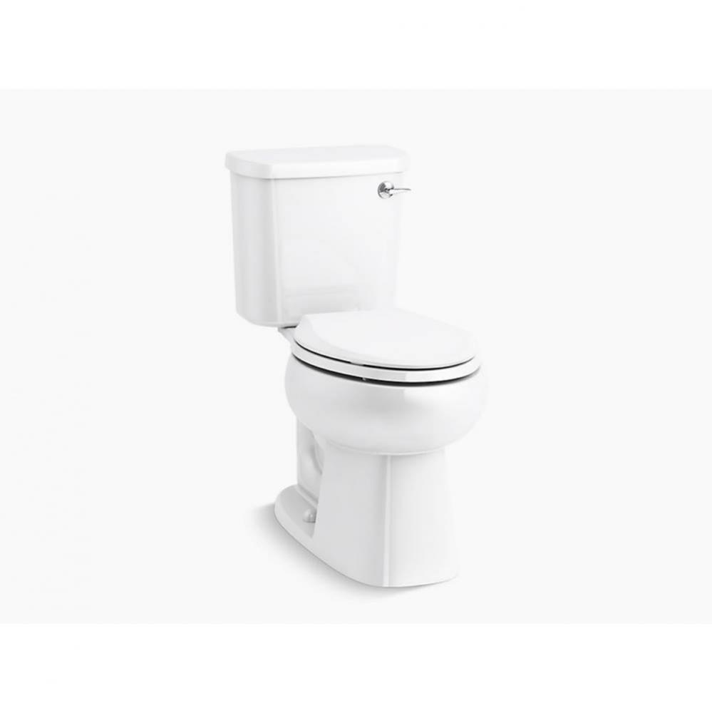 Windham™ Comfort Height® Two-piece elongated 1.28 gpf chair height toilet with right-hand t