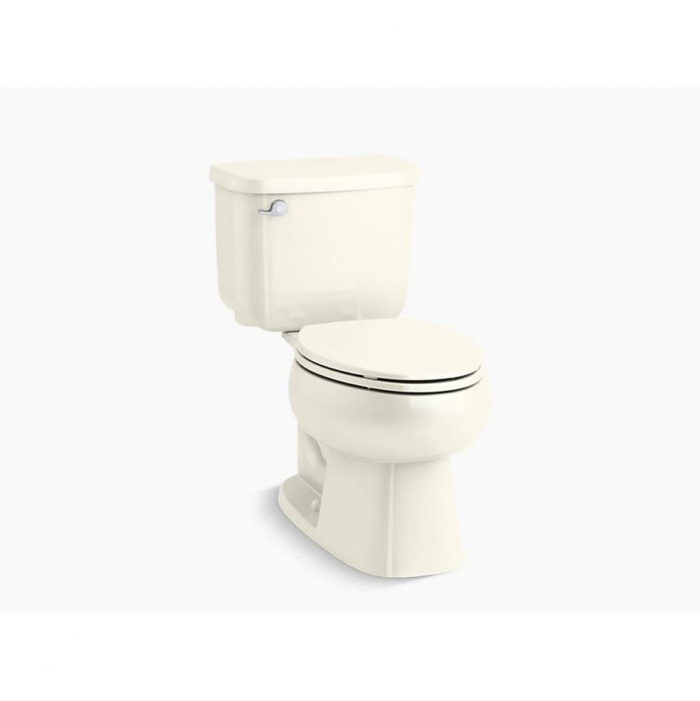 Windham™ Two-piece elongated 1.28 gpf toilet with 14'' rough-in