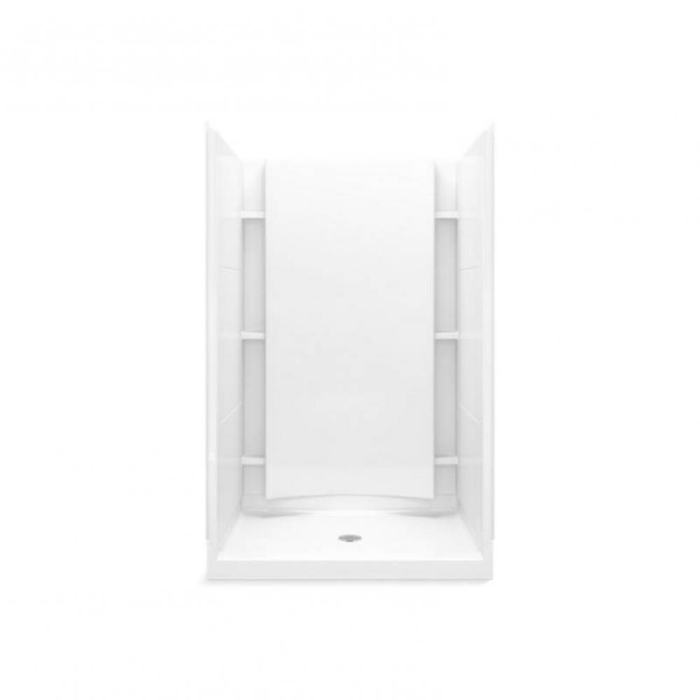 Accord® 48'' x 36'' x 75-3/4'' Shower stall with center drain