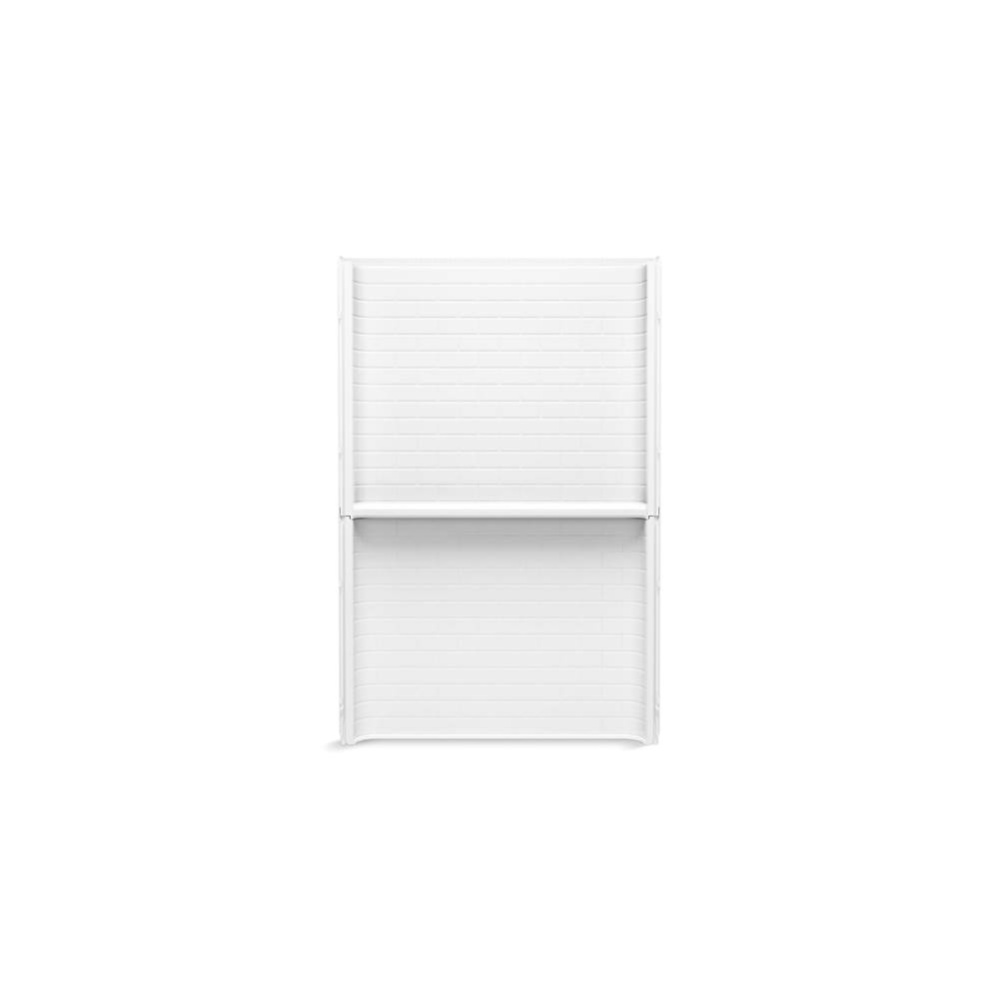 Traverse® 48 in. X 72-1/4 in. Vikrell® Shower Back Wall With Aging In Place Backerboards