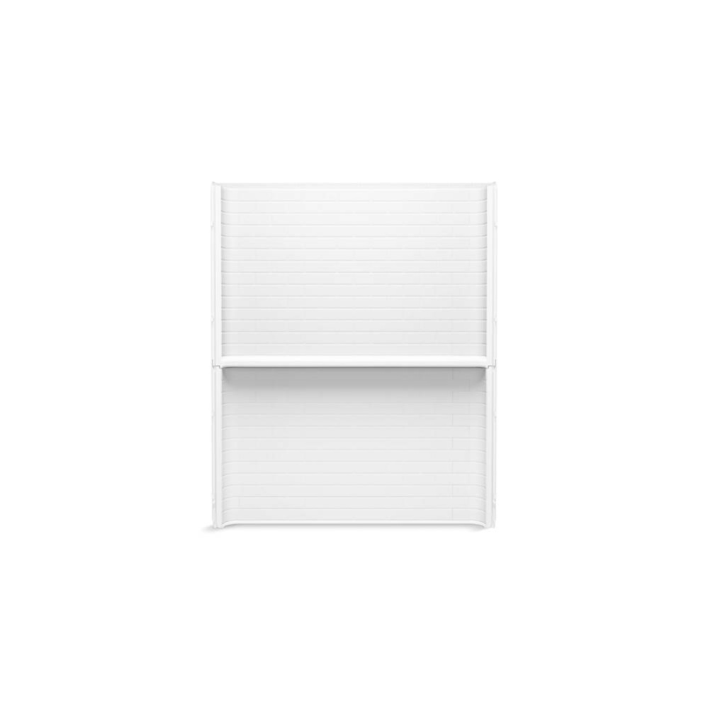 Traverse® 60 in. X 72-1/4 in. Vikrell® Shower Back Wall With Aging In Place Backerboards