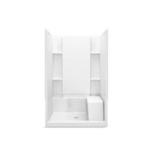 Sterling Plumbing 72280100-0 - Accord® 48'' x 36'' x 74-1/2'' shower stall with seat and cente