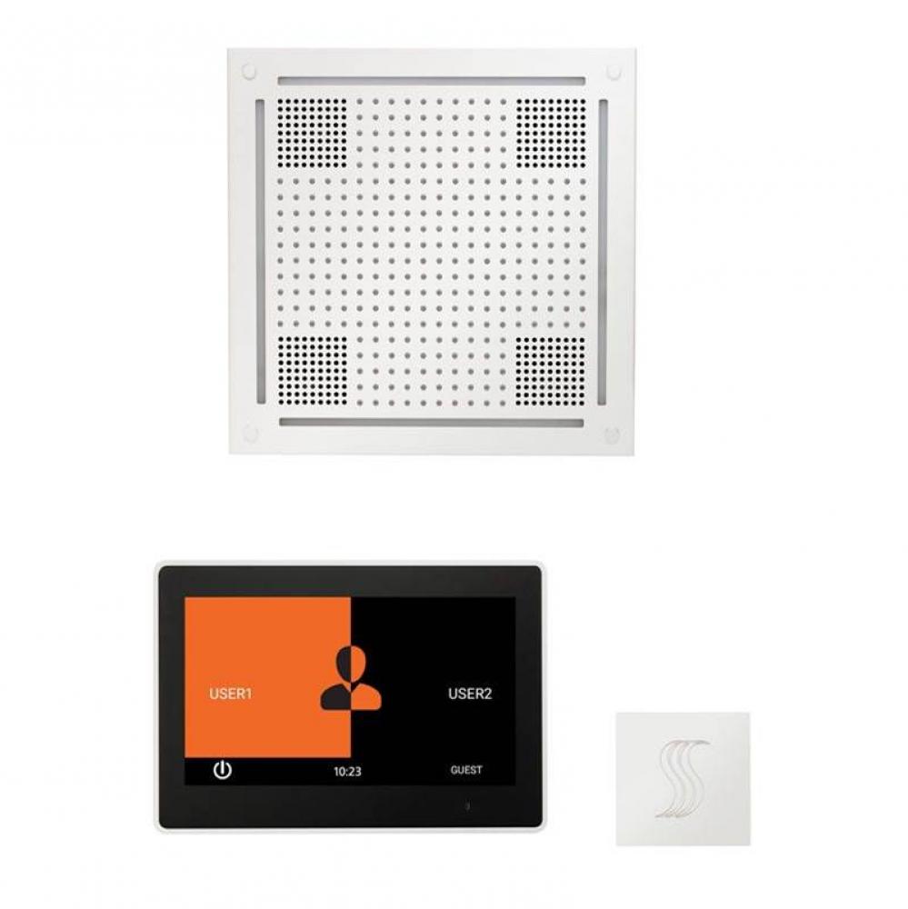 The wellness Hydrovive Steam Package with 10'' ThermaTouch Square