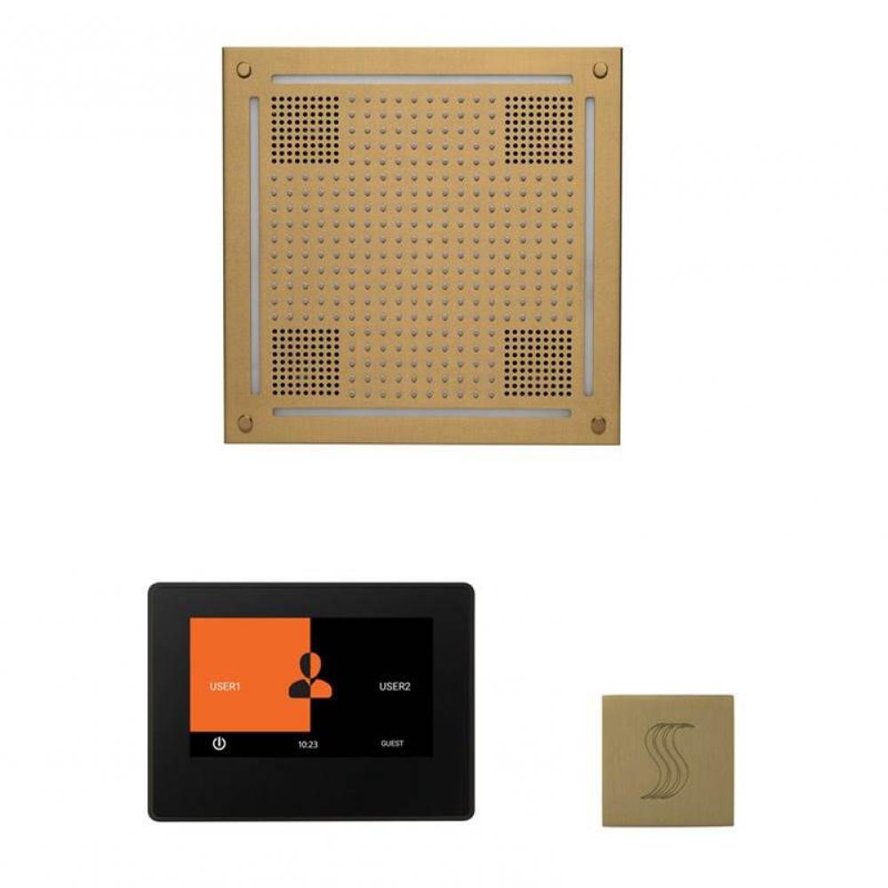 The wellness Hydrovive Steam Package with 7'' ThermaTouch Square