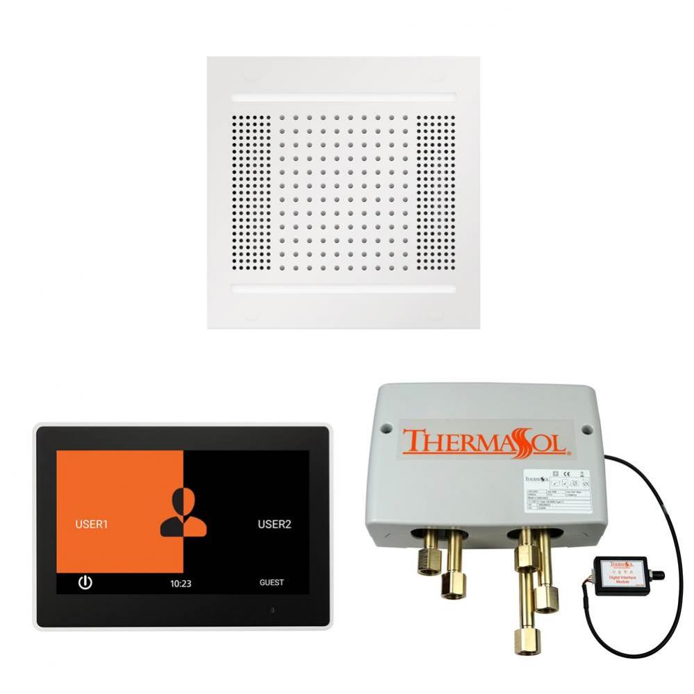 The Wellness Hydrovive14 Shower Package with 10'' ThermaTouch Square