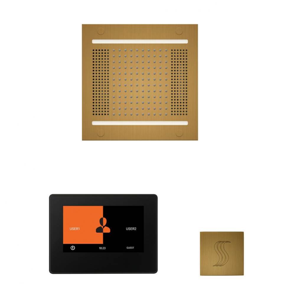 The wellness Hydrovive14 Steam Package with 7'' ThermaTouch Square