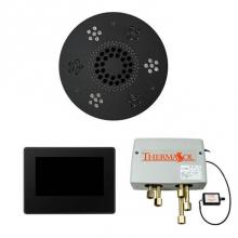 Thermasol WSP7UR-MB - The Wellness Shower Package with 7'' ThermaTouch Trim Upgraded Round Matte Black