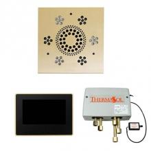 Thermasol WSP7US-PB - The Wellness Shower Package with 7'' ThermaTouch Trim Upgraded Square Polished Brass