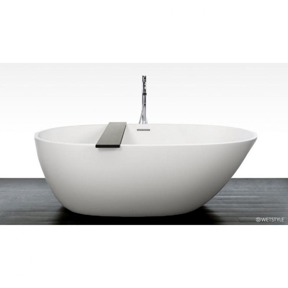 Be Bath 66 X 34 X 22 - Fs  - Built In Nt O/F & Pc Drain - White Matte