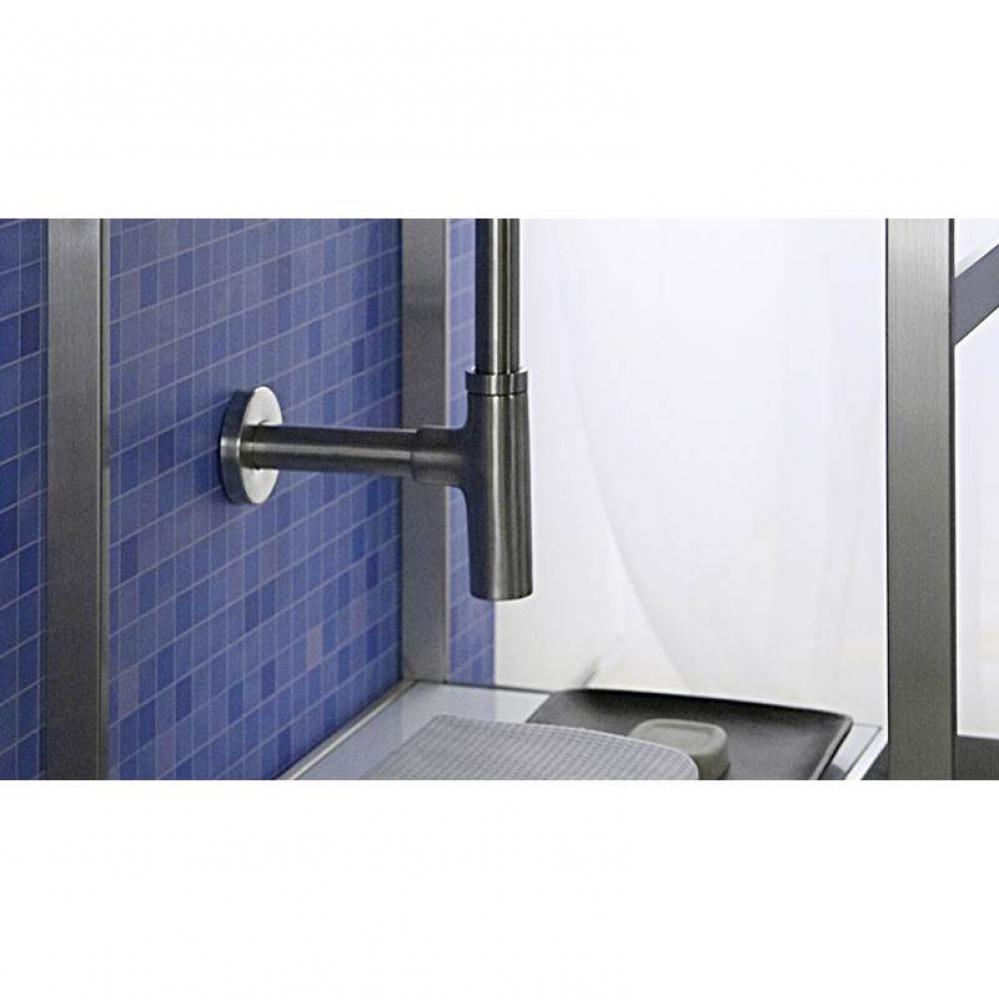 Round Style Bottle Trap - Bn - Brushed Nickel