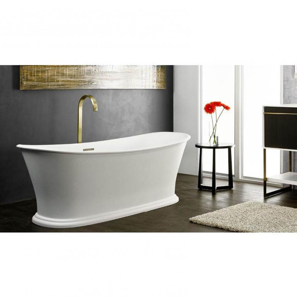 Cloud Base Bath 62 X 29 7/8 X 20 7/16 - Fs - Pc Drain & Nt O/F - White Matte