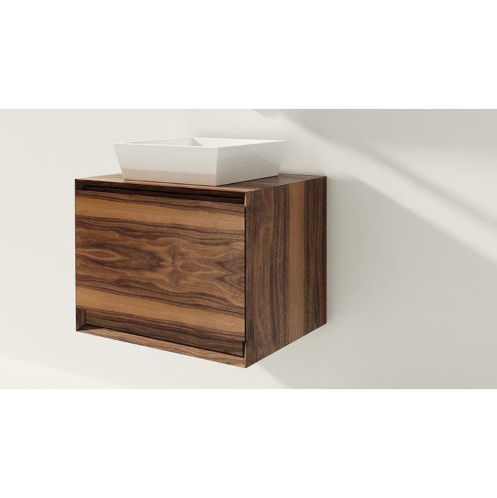 Furniture ''M Metro'' - Vanity Wall-Mount 30 X 18 - 18 Depth - Walnut Natural