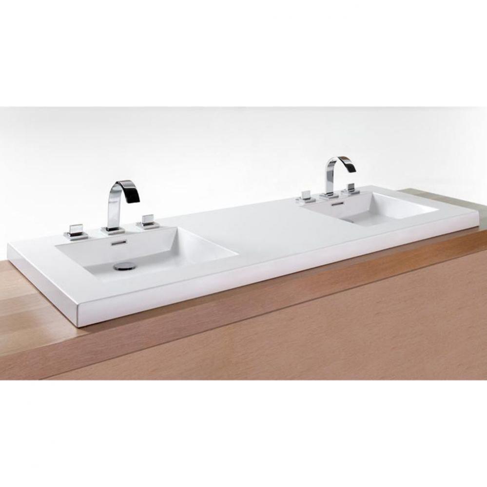 Lav - Cube - 60 X 22 X 2 - White Matte